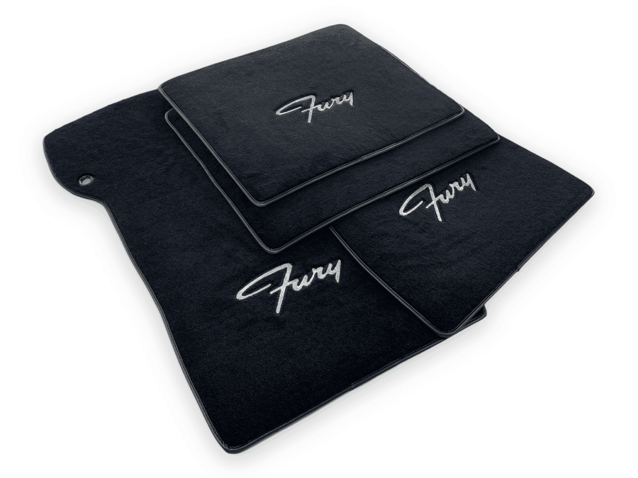 Floor Mats For Plymouth Fury 1957-1968 Black - AutoWin