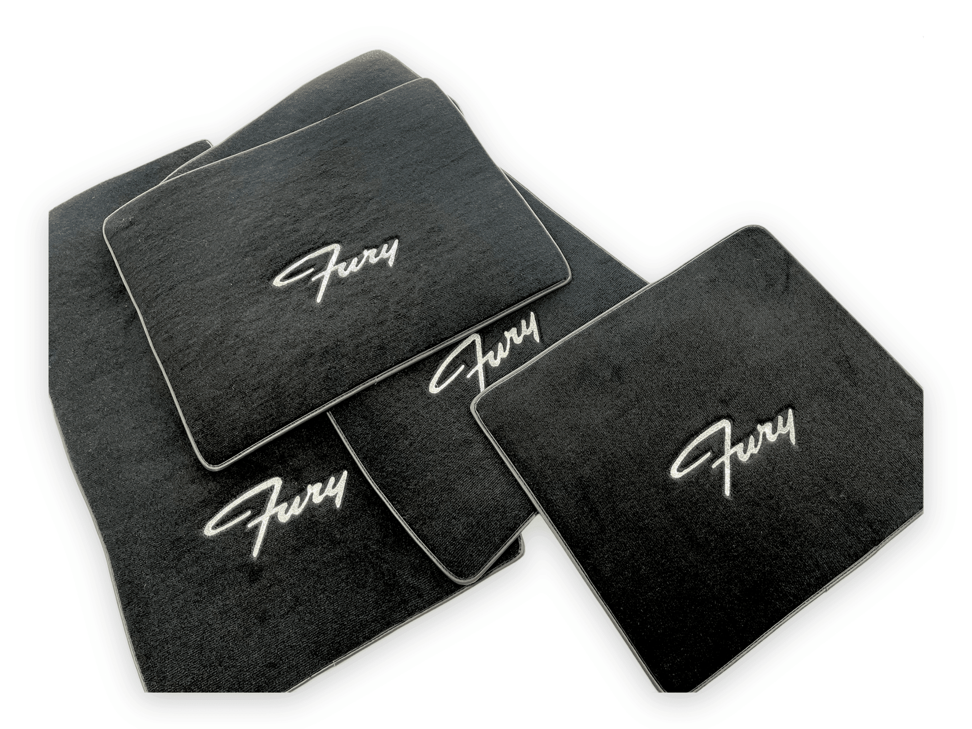Floor Mats For Plymouth Fury 1957-1968 Black - AutoWin