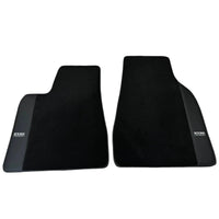 Floor Mats for Tesla Model X (6 Seats) Black Tailored Carpets ER56 Design - AutoWin