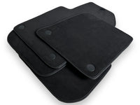 Alfombrillas de coche de Alcántara genuinas para Ferrari 599 Coupe 2006-2012 Negros Diseño ER56 - AutoWin