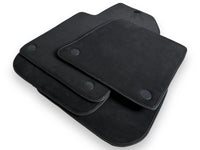 Alfombrillas de coche de Alcántara genuinas para Ferrari 599 Coupe 2006-2012 Negros Diseño ER56 - AutoWin