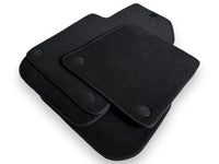 Alfombrillas de coche de Alcántara genuinas para Ferrari 599 Coupe 2006-2012 Negros Diseño ER56 - AutoWin