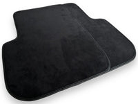 Alfombrillas de coche de Alcantara genuinas para Ferrari 599 Coupe 2006-2012 Negro Diseño ER56 - AutoWin
