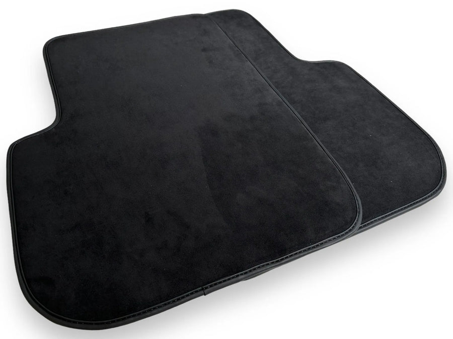 Alfombrillas de coche de Alcantara genuinas para Ferrari 599 Coupe 2006-2012 Negro Diseño ER56 - AutoWin