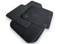 Alfombrillas de coche de Alcantara genuinas para Ferrari 599 Coupe 2006-2012 Negro Diseño ER56 - AutoWin