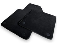 Alfombrillas de coche de Alcántara genuinas para Ferrari 599 Coupe 2006-2012 Negros Diseño ER56 - AutoWin