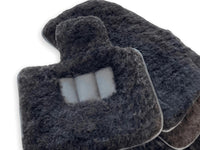 Genuine Sheepskin Floor Mats Bentley Bentayga Er56 Design Brand - AutoWin