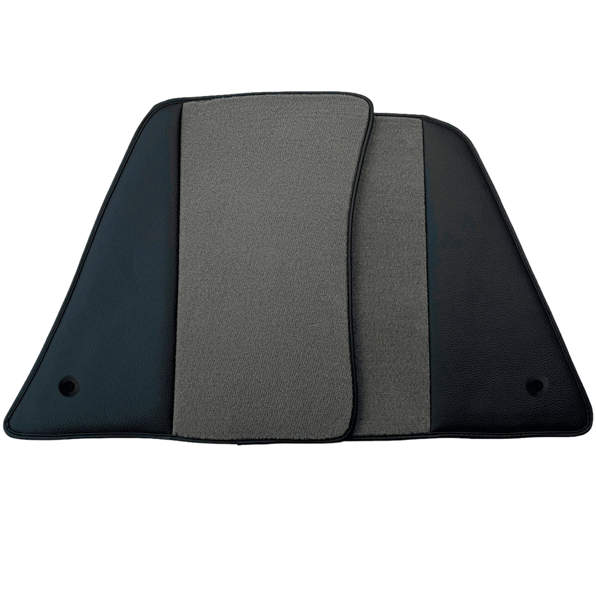 Gray Floor Mats for Ferrari 296 GTB (2022-2027) with Leather