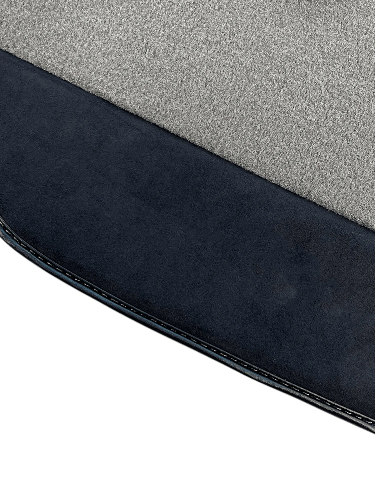 Gray Floor Mats For Ferrari F8 Tributo 2019-2022 With Alcantara Leather - AutoWin