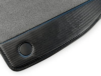 tappetini auto Grigi per Ferrari F8 Tributo 2019-2022 con Pelle Carbon - AutoWin