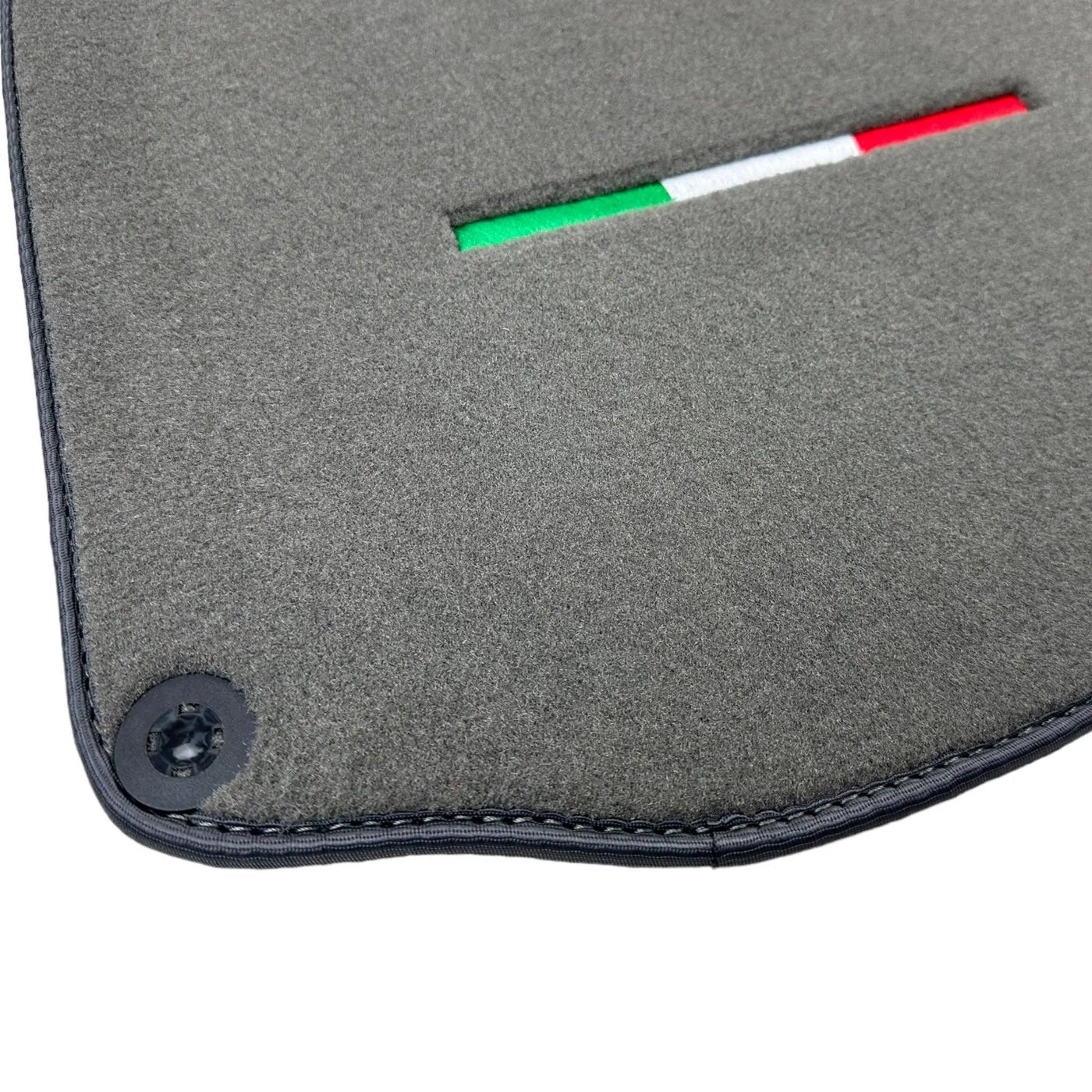 Gray Floor Mats For Ferrari Portofino (2018-2023) Italian Edition - AutoWin