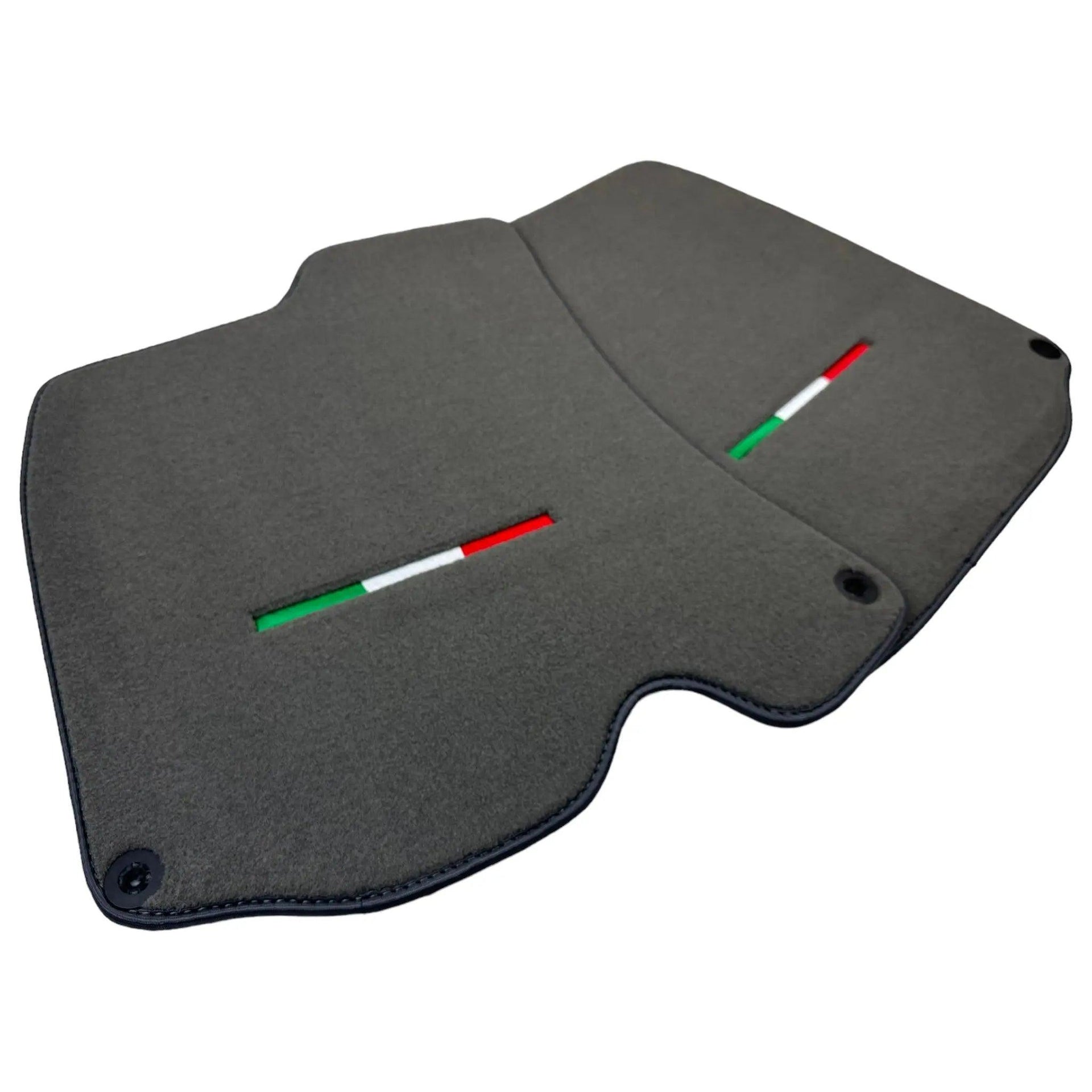 Gray Floor Mats For Ferrari Portofino (2018-2023) Italian Edition - AutoWin