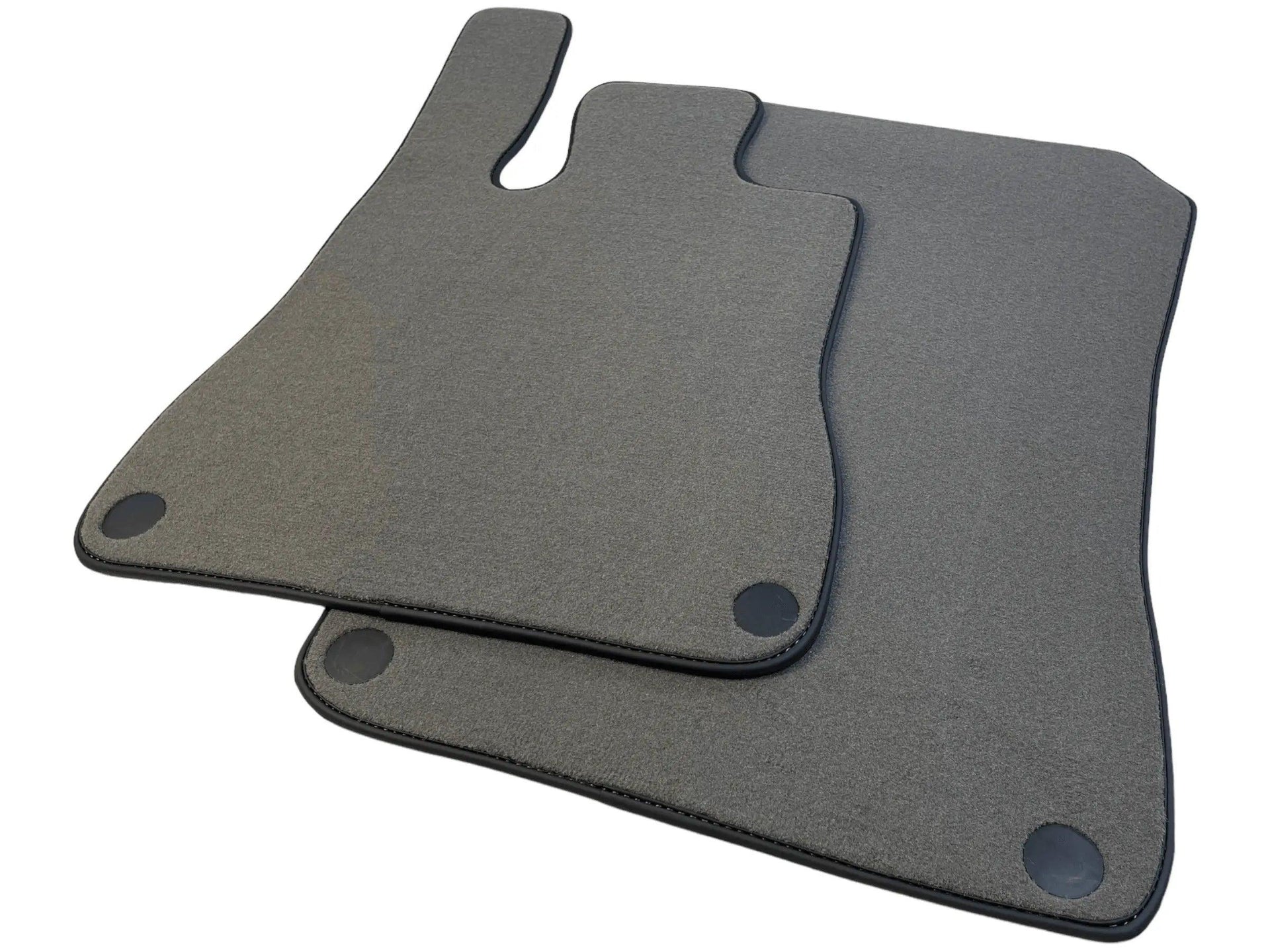 Gray Floor Mats For Mercedes-Benz R129 (1989-2001) Black Trim - AutoWin