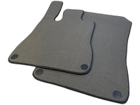 Gray Floor Mats For Mercedes-Benz R129 (1989-2001) Black Trim - AutoWin