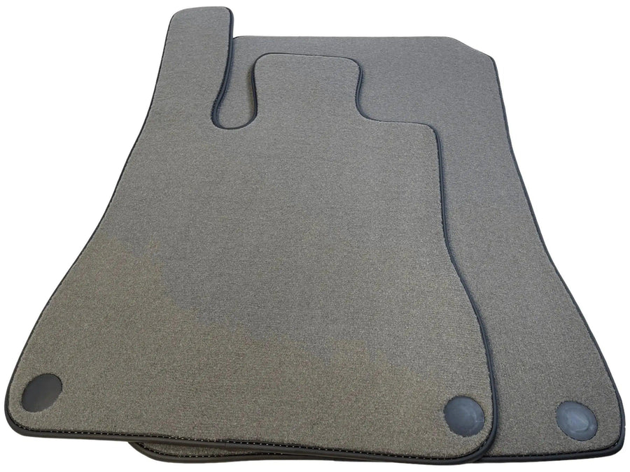 Gray Floor Mats For Mercedes-Benz R171 (2004-2011) Black Trim - AutoWin