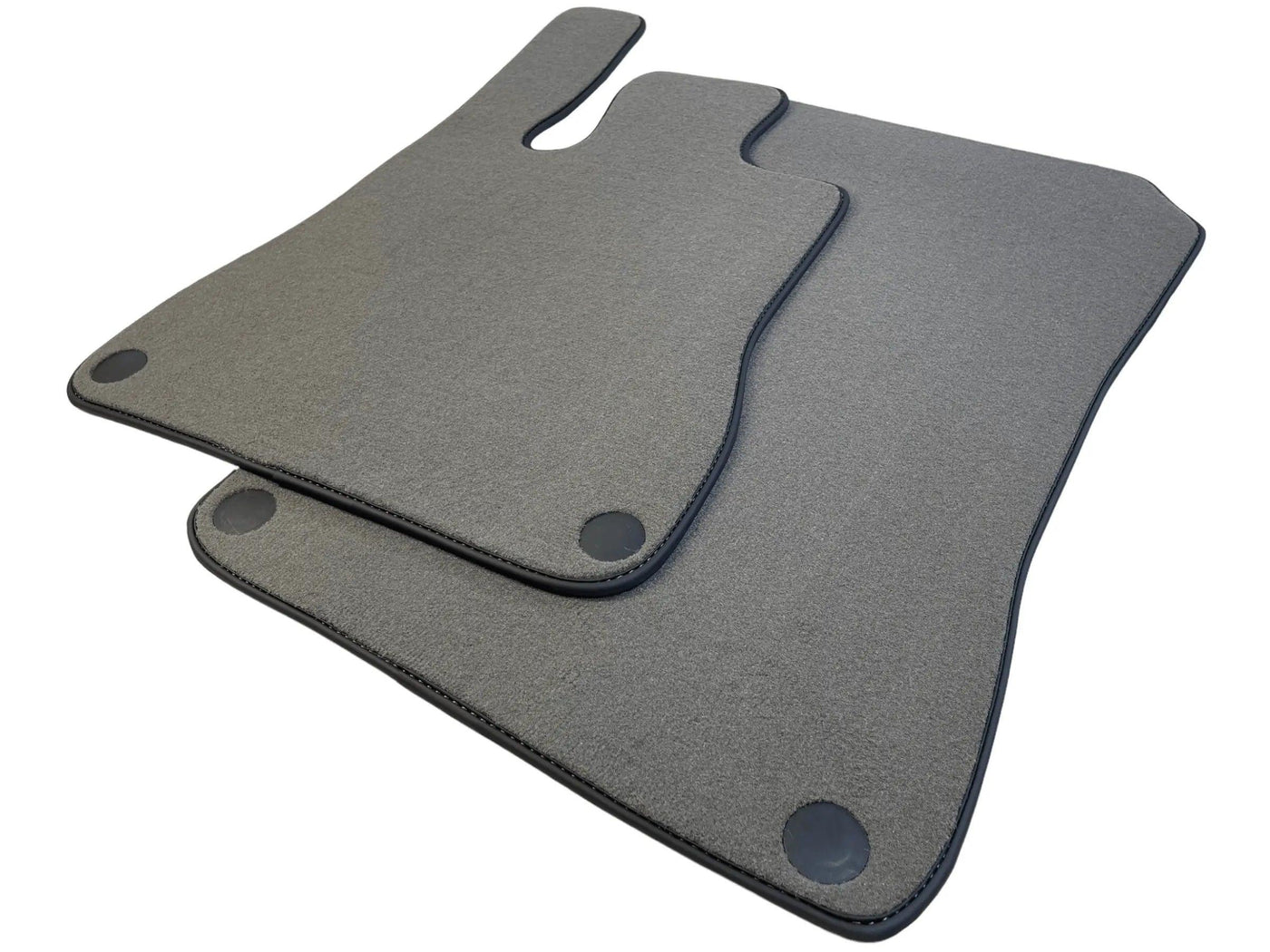 Gray Floor Mats For Mercedes-Benz SLC R172 (2016-2023) Black Trim - AutoWin