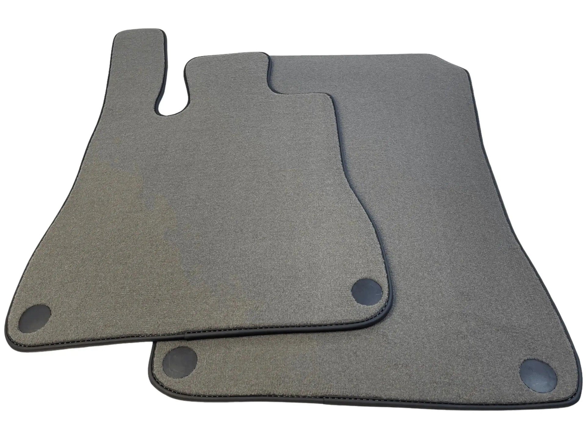 Gray Floor Mats For Mercedes-Benz SLK R170 (2000-2004) Black Trim - AutoWin