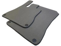 Gray Floor Mats For Mercedes-Benz SLK R172 (2011-2023) Black Trim - AutoWin