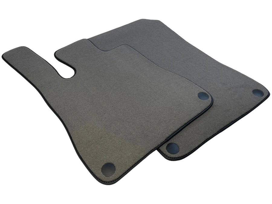 Gray Floor Mats For Mercedes-Benz SLK R172 (2011-2023) Black Trim - AutoWin