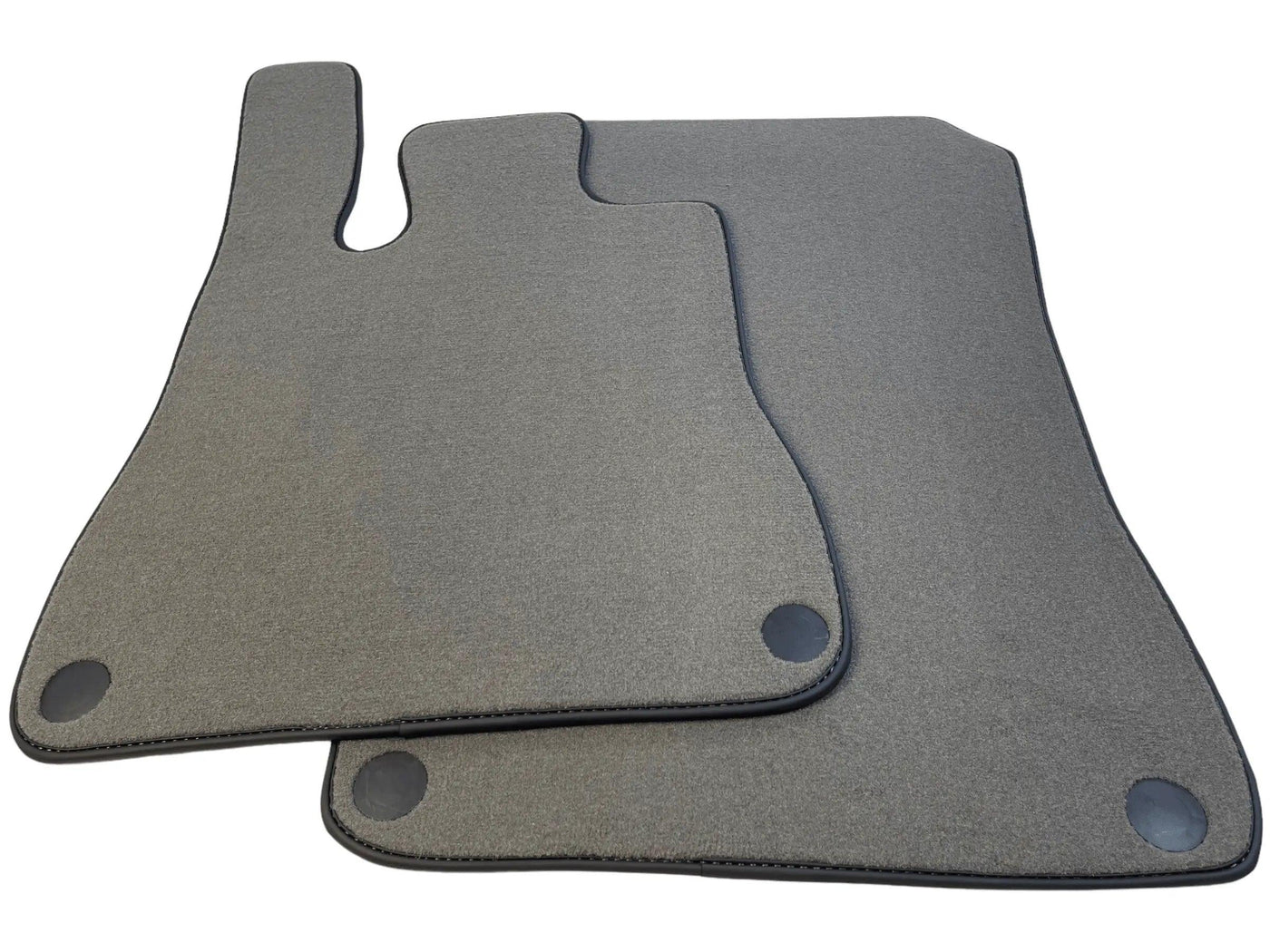 Gray Floor Mats For Mercedes-Benz SLK R172 (2011-2023) Black Trim - AutoWin