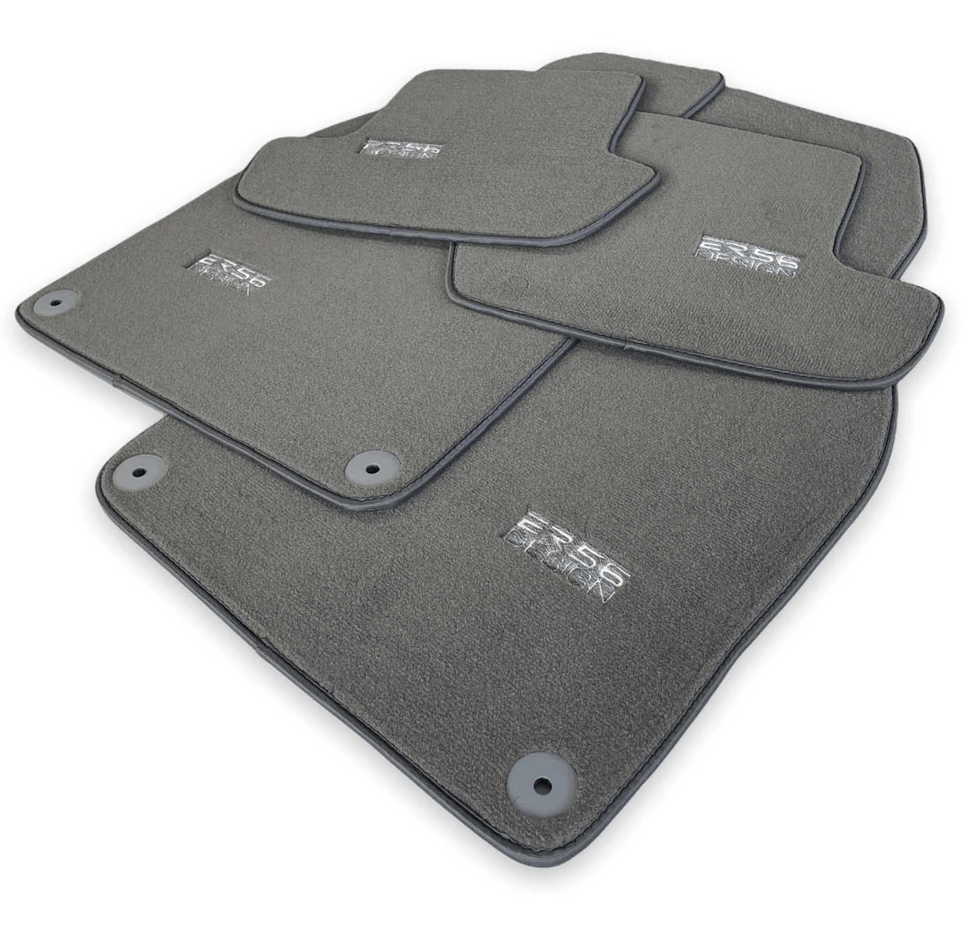 Gray Floor Mats for Porsche Panamera (2017-2023) | ER56 Design - AutoWin
