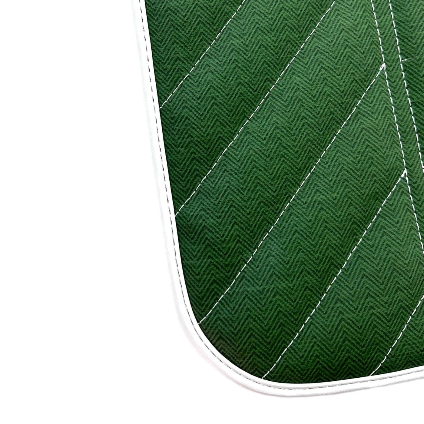 Green Leather Floor Mats For Rolls Royce Black Badge Phantom 2003–2016 - AutoWin