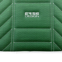 Green Leather Floor Mats For Rolls Royce Black Badge Phantom Drophead Coupe 2007–2016 - AutoWin