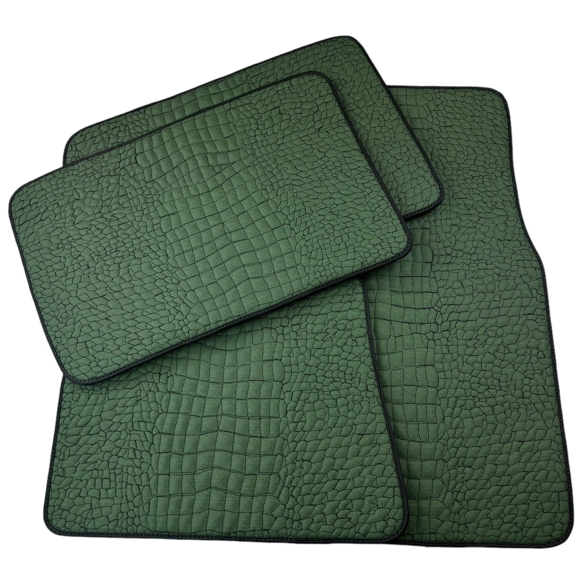 Green Leather Floor Mats for Rolls-Royce Ghost Series II (2021-2024)