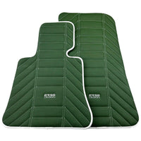 Green Leather Floor Mats For Rolls Royce Shadow 1965-1977 - AutoWin