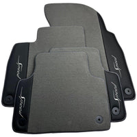Grey Floor Mats For Bentley Bentayga (2015-2023) with Leather - AutoWin
