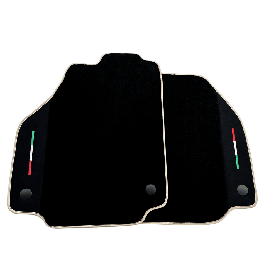 Black Floor Mats For Ferrari 488 Spider 2015-2022 - AutoWin