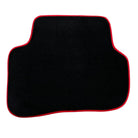 Black Floor Mats For Mercedes Benz C-Class W203 (2000-2007) ER56 Design - AutoWin