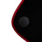 Black Floor Mats For Mercedes Benz C-Class W203 (2000-2007) ER56 Design - AutoWin