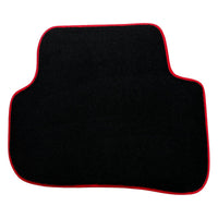 Black Floor Mats For Mercedes Benz C-Class W203 (2000-2007) ER56 Design - AutoWin