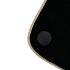 Black Floor Mats For Mercedes Benz C-Class W203 (2000-2007) - AutoWin