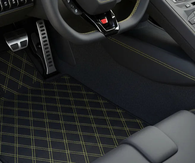Interior look of floor mats for Lamborghini Countach (1974–1990)