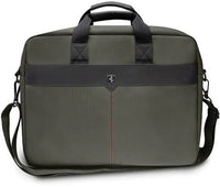 Khaki Color Ferrari Off Track Scuderia Laptop Bag 15"