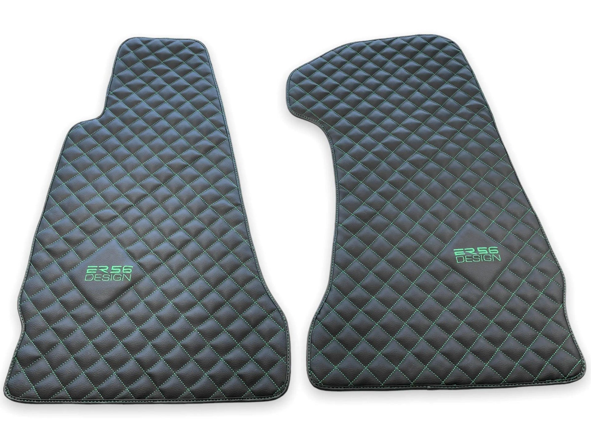 Leather Floor Mats For Aston Martin Vanquish (2012–2018) ER56 Design - AutoWin