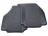 Leather Floor Mats for Ferrari 458 Spider 2012-2015 with Carbon Fiber
