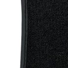 Leather Floor Mats for Ferrari California T (2015-2018) Black Sewing ER56 Design - AutoWin