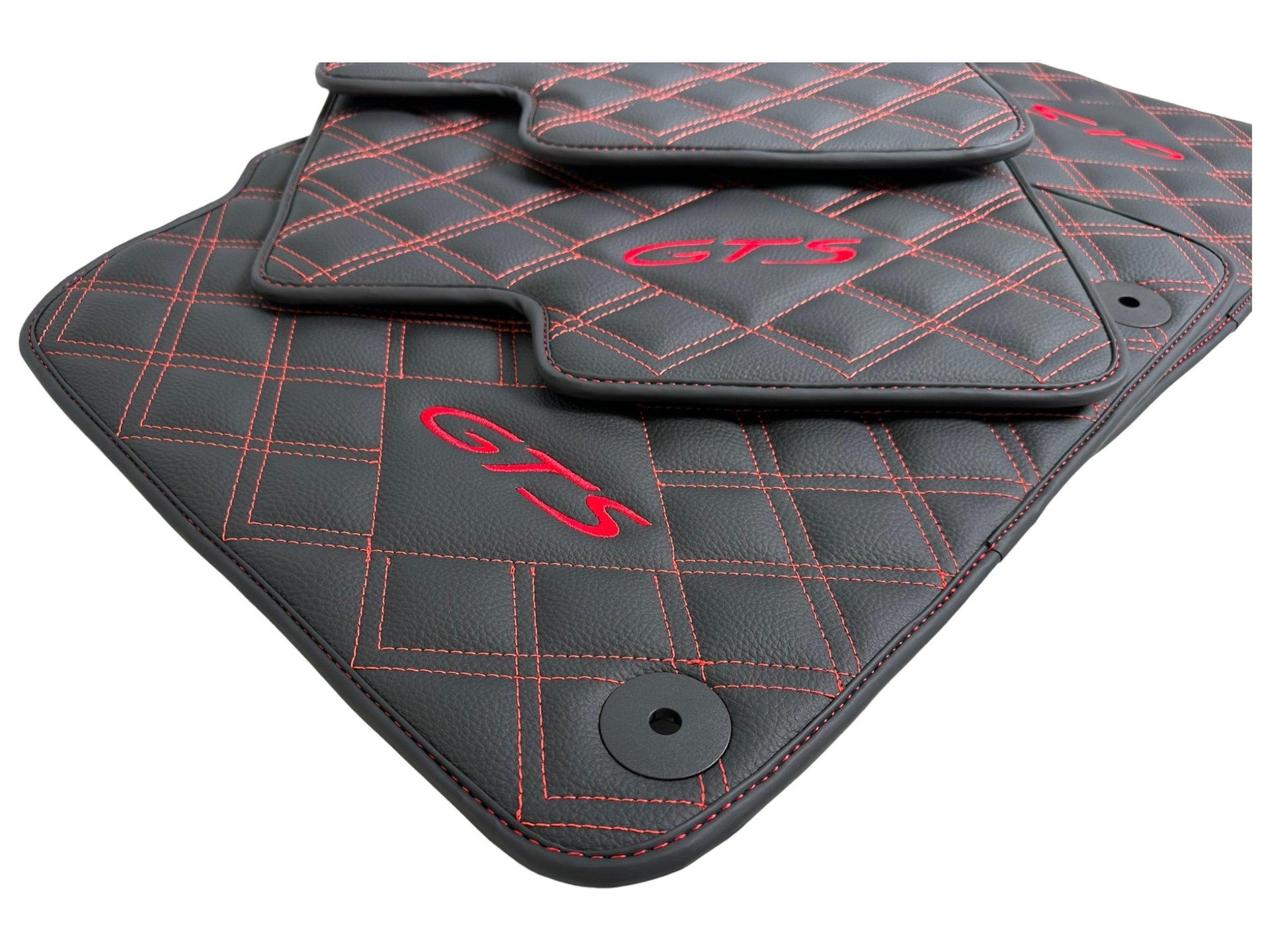 Leather Floor Mats for Porsche Panamera (2017-2023) - AutoWin