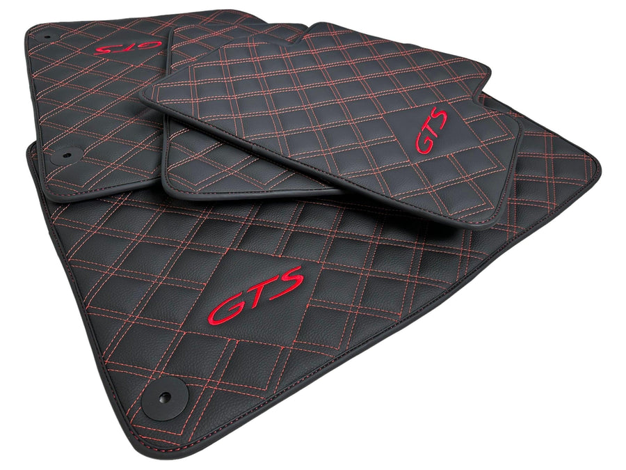 Leather Floor Mats for Porsche Panamera (2017-2023) - AutoWin