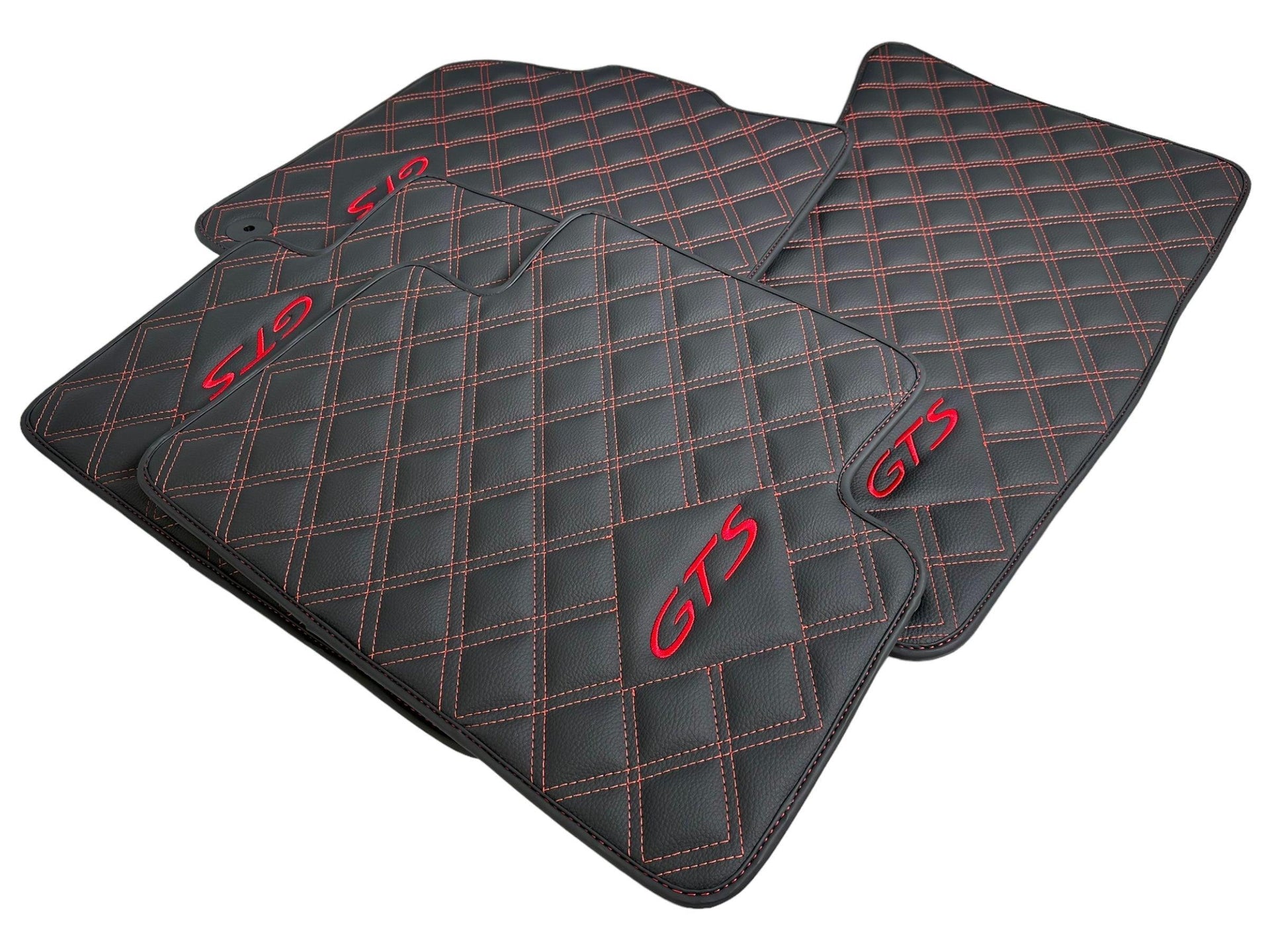 Leather Floor Mats for Porsche Taycan (2019-2023) - AutoWin