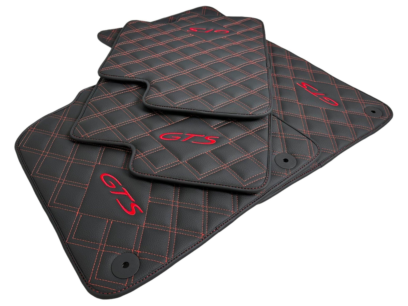 Leather Floor Mats for Porsche Taycan (2019-2023) - AutoWin