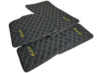 Leather Floor Mats for Porsche Taycan GTS (2019-2023) - AutoWin
