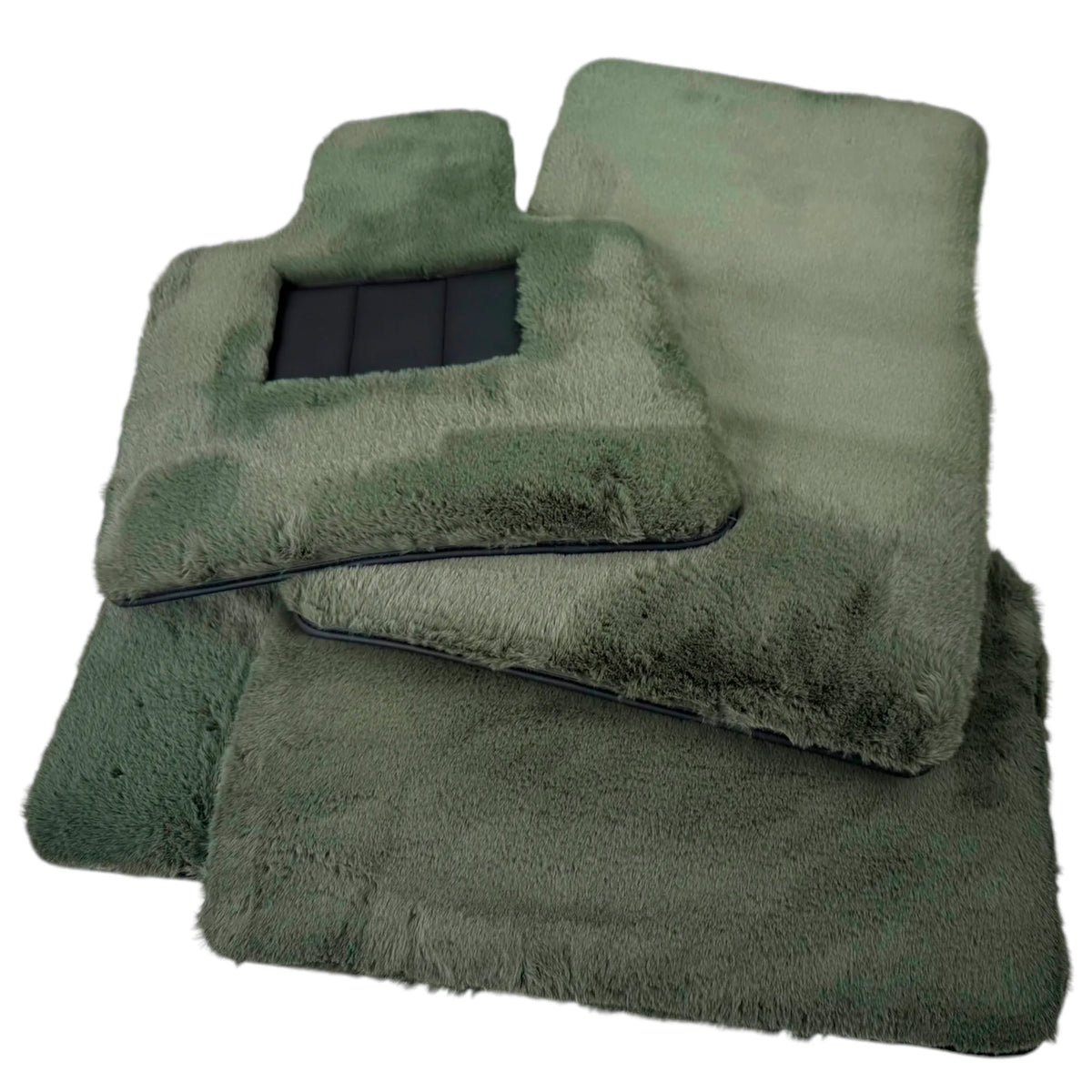 Light Green Sheepskin Floor Mats for Rolls-Royce Ghost Series I (2010–2020)