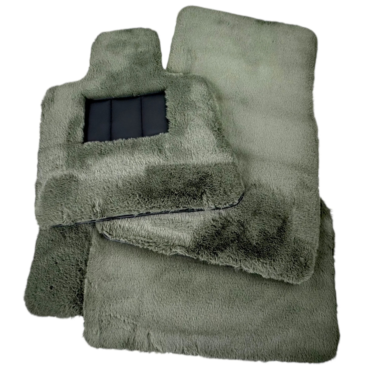 Light Green Sheepskin Floor Mats for Rolls-Royce Ghost Series II (2021-2024)
