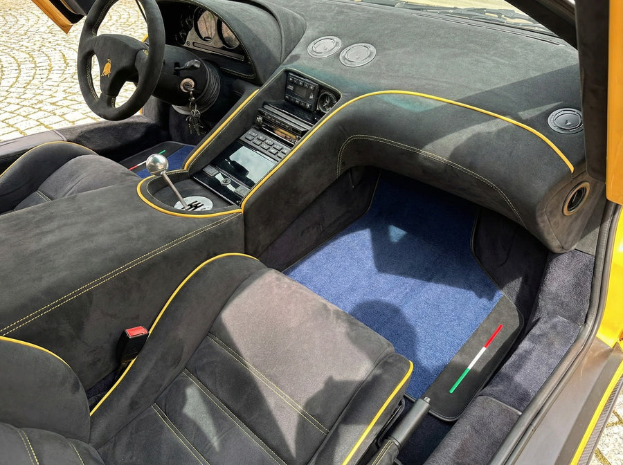 Alfombrillas de coche Azul Oscuro Personalizables para
