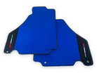 Blue Floor Mats For Ferrari 360 Modena 1999-2005 With Alcantara Leather - AutoWin
