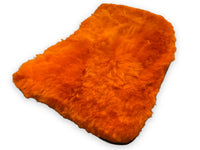 Orange Sheepskin Floor Mats For Rolls Royce Phantom VIII (2017-2024) ER56 Design Brand - AutoWin